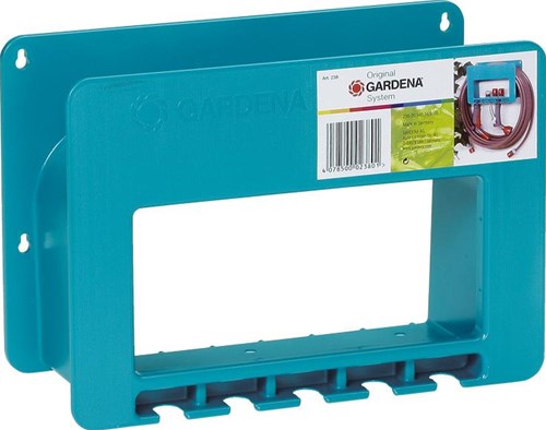 Gardena large hose holder - practical garden hose storage blue