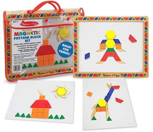 Melissa & doug magnetic pattern deals block kit
