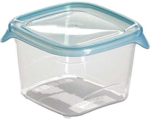 Curver food storage containers set - Fresh&Go 450ml - 3 pieces - transparent blue