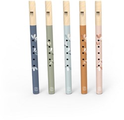 Speedy Monkey wooden flutes music toy FSC certified display