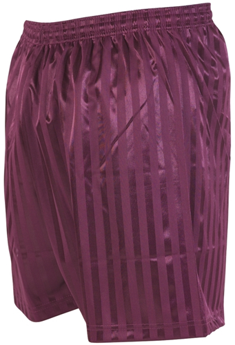 Precision football shorts junior striped maroon sports shorts S 22-24