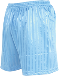 Precision football shorts junior striped polyester Sky M/L 26-28 sport