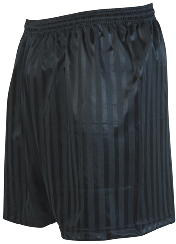 Precision football shorts Continental striped adults black S polyester