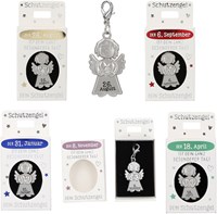 Depesche keychain guardian angel 20 December gift with date