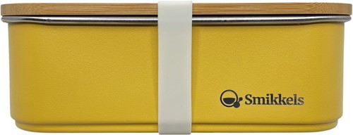 Smikkels - Stainless Steel Lunch Box - Yellow