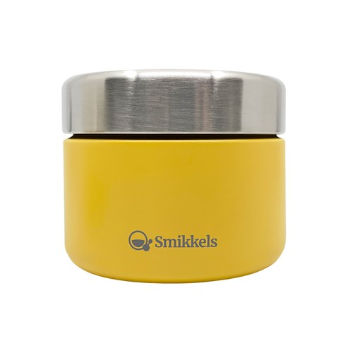 Smikkels - Stainless Steel Fruit Tray 420ml - Yellow