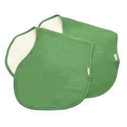 Smikkels baby shoulder cloth muslin cotton set green - burp cloth