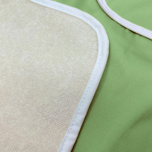 Smikkels children's apron green - kids kitchen apron - water-repellent-2
