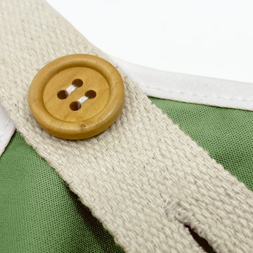 Smikkels children's apron green - kids kitchen apron - water-repellent-3