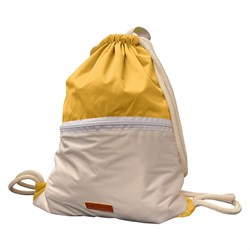 Smikkels gym bag yellow - sustainable sports bag for kids