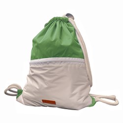 Smikkels gym bag backpack green water-repellent kids sports bag