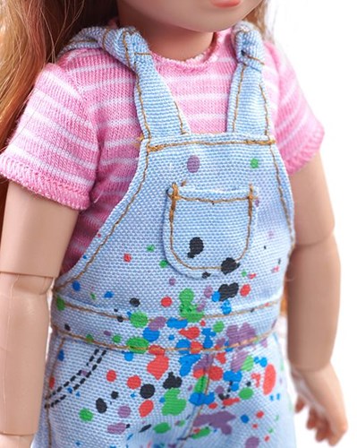 Kruselings doll Chloe - creative painter doll with accessories-3