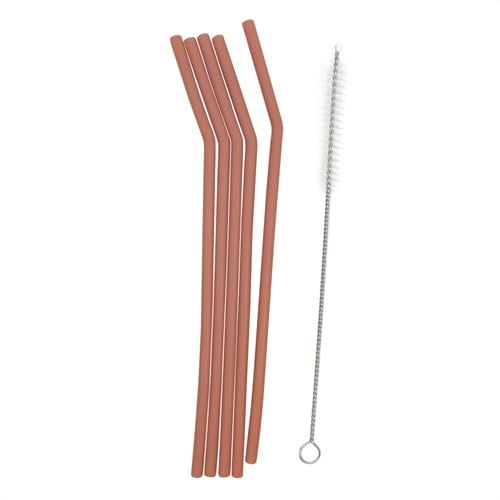 Smikkels - Silicone straws - Pink