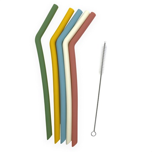 Smikkels - Silicone straws XL - Mixed