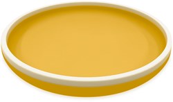 Smikkels silicone children's plate yellow - durable kids tableware plate