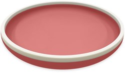 Smikkels silicone children's plate pink sustainable kids tableware baby toddler