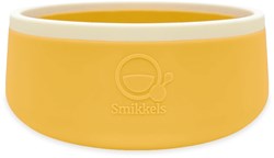Smikkels silicone children's bowl yellow - durable kids tableware