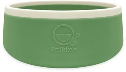 Smikkels silicone children's bowl - baby tableware green - unbreakable