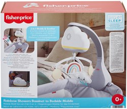 Fisher-Price Rainbow musical mobile baby crib - night light