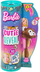 BEX Barbie fashion doll Cutie Reveal Jungle Monkey with surprises