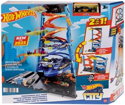 Hot Wheels racetrack City Transforming Race Tower playset