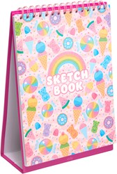 Ooly sketchbook Sugar Joy - standing glitter drawing book for kids