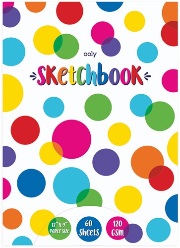 Ooly sketchbook paper for kids - creative drawing pad 60 sheets