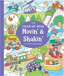 Ooly Coloring Book Movin & Shakin