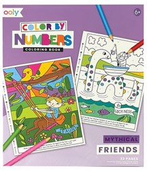 Ooly Color By Numbers Mythical Friends