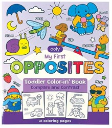 Ooly Toddler Coloring Book My First Opposites