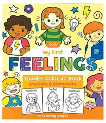 Ooly Toddler Coloring Book My First Feelings