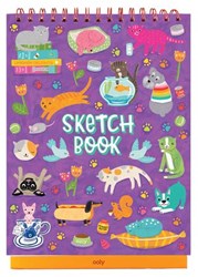 Ooly sketchbook Pets At Play - standing drawing book for kids