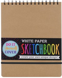 Ooly sketchbook white large - DIY drawing book for kids and adults