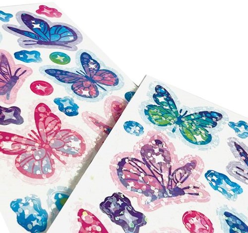 Ooly stickers - Stickiville skinny butterflies with glitter-2