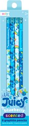 Ooly scented graphite pencils blueberry - set of 6 fun pencils