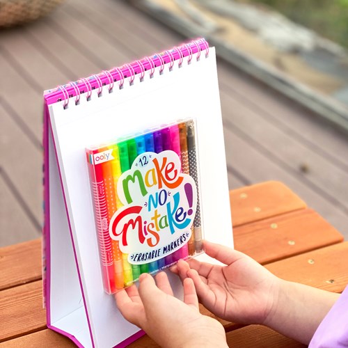 Ooly markers Make No Mistake - erasable marker set 12 colors-3
