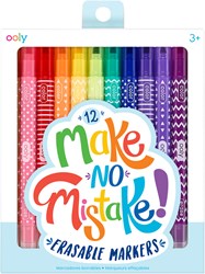 Ooly markers Make No Mistake - erasable marker set 12 colors