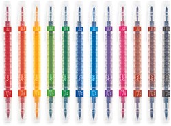 Ooly calligraphy markers set - Duo Double Ended felt tip pens 12 colors