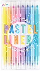 Ooly pastel markers double-ended - set of 8 highlighters