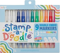 Ooly stamp markers - creative double-ended markers for kids
