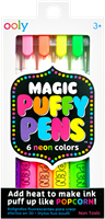 Ooly neon pens - Magic Puffy Pens 3D marker set for kids-2