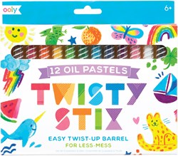 Ooly - Oil Pastels Twisty Stix set of 12 colors for kids
