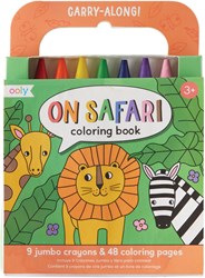 Ooly Carry Along Coloring Book On Safari