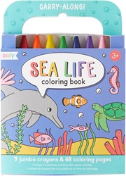 Ooly Carry Along Coloring Book Sea Life