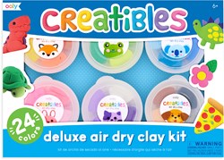 Ooly air dry clay craft set - Creatibles DIY clay kit for kids