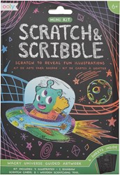 Ooly Mini Scratch & Scribble Wacky Universe