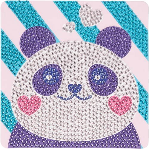 Ooly craft set - Mini Gem Art Kit Pretty Panda creative toy-3