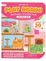 Ooly toy activity book Play Again Mini On The Go Pet Play Land