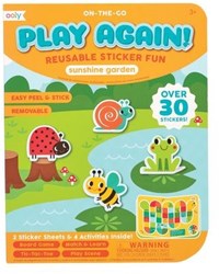 Ooly activity kit Play Again Mini On The Go sunshine garden stickers