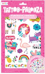 Ooly temporary tattoos kids tattoo Funtastic Friends party set